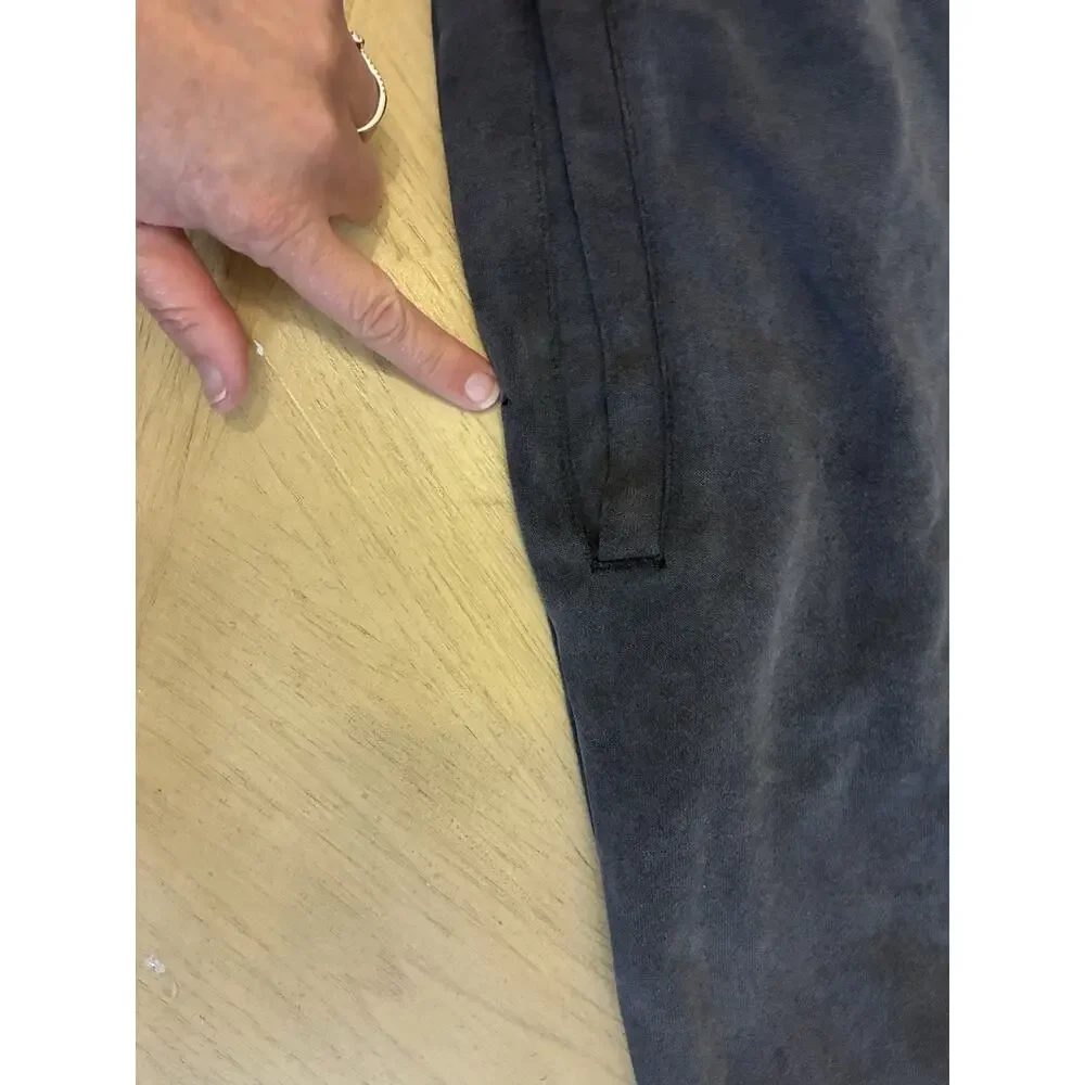 Air Jordan Pants Mens M Grey Dri-Fit Slim Fleece Jogger Charcoal Cozy Gym Casual